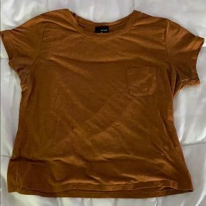 Brown Crop Top